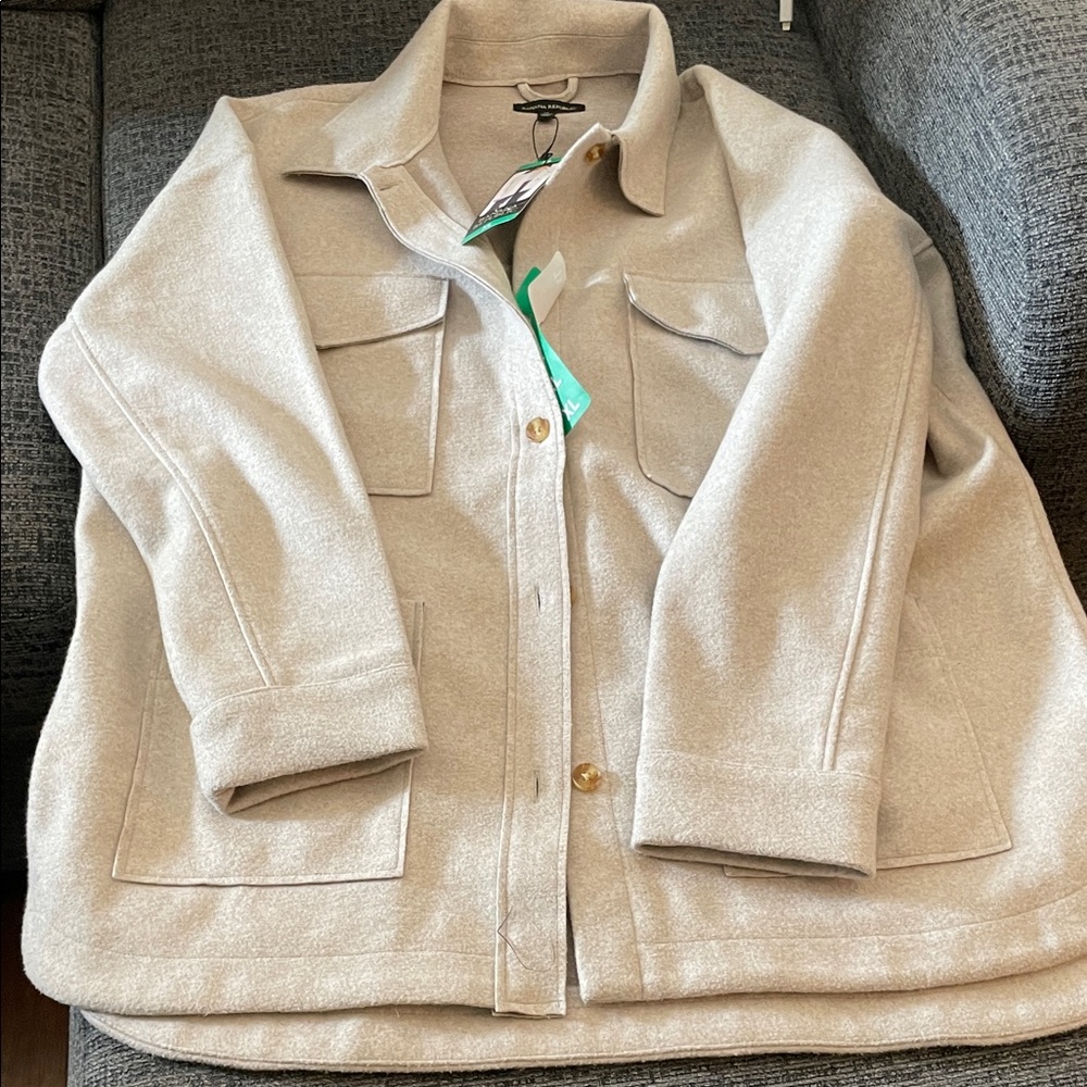 Banana Republic Beige Utility Jacket